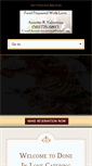 Mobile Screenshot of doneinlovecatering.com