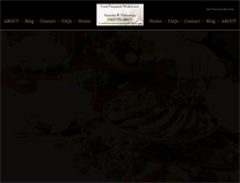 Tablet Screenshot of doneinlovecatering.com